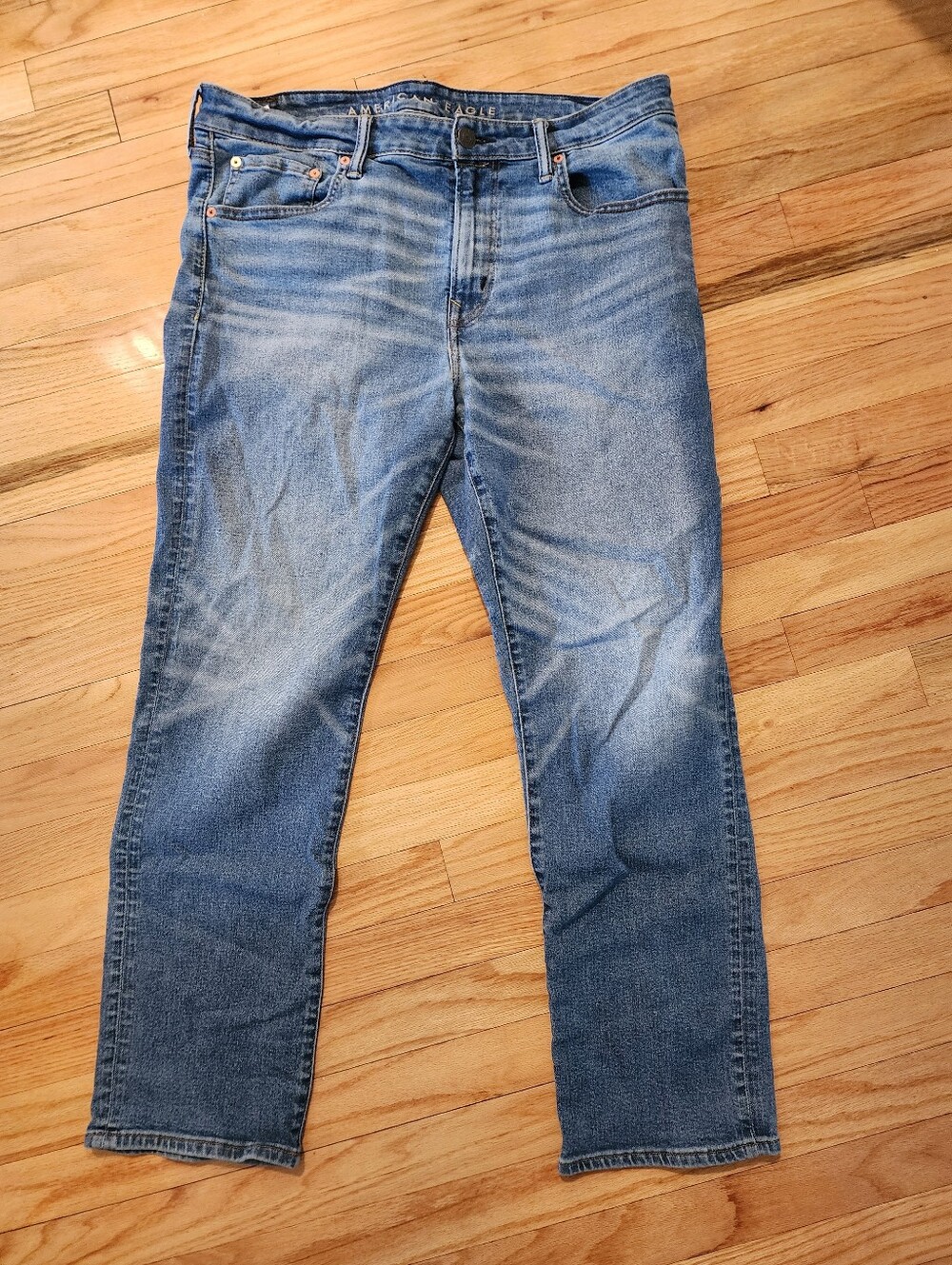 American Eagle Outfitters Light Blue Straight Jeans